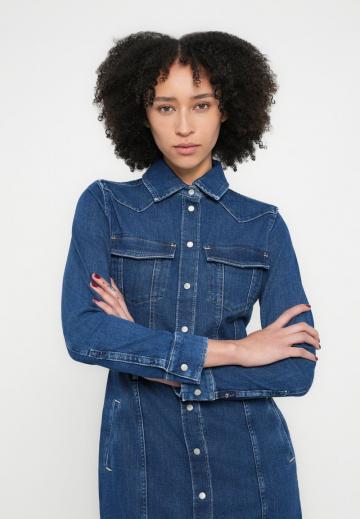 Джинсовое платье