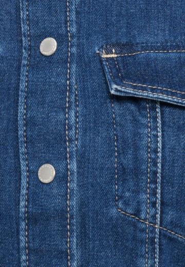 Джинсовое платье