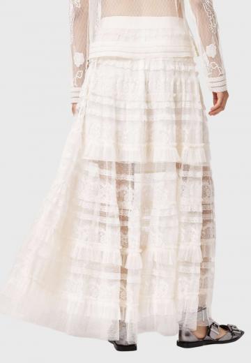 Юбка с воланами