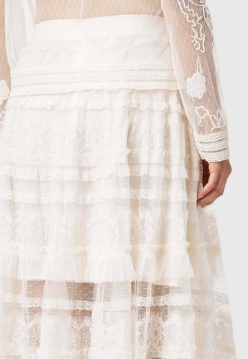 Юбка с воланами