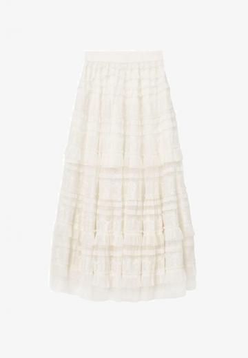 Юбка с воланами