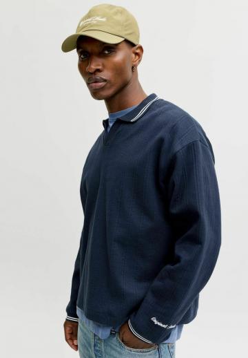 Поло с длинным рукавом