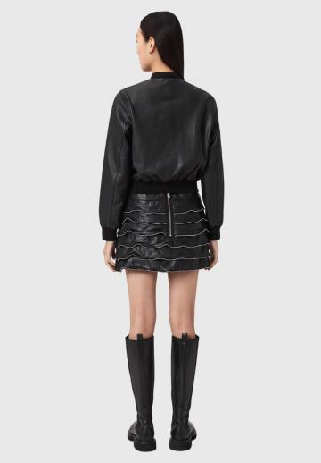 Кожаная юбка