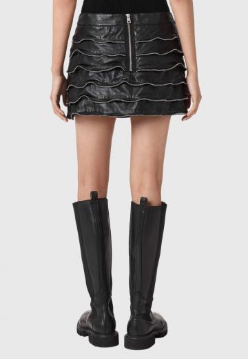 Кожаная юбка