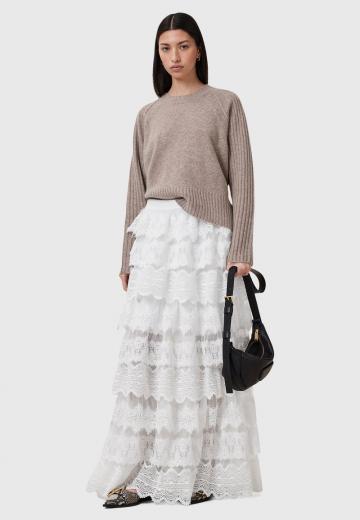 Юбка с воланами