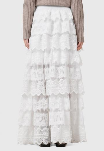 Юбка с воланами