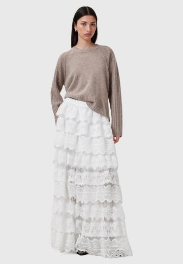 Юбка с воланами