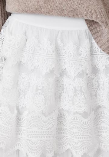 Юбка с воланами