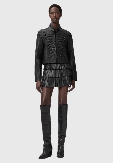 Кожаная юбка