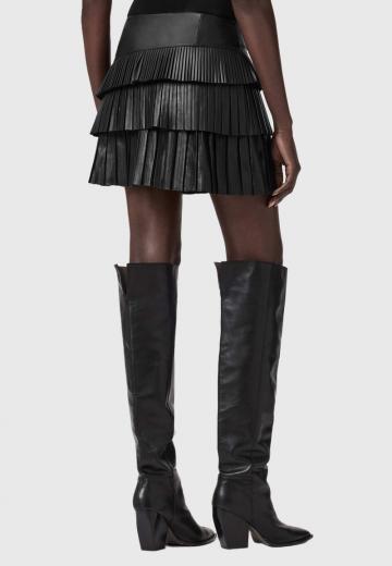 Кожаная юбка