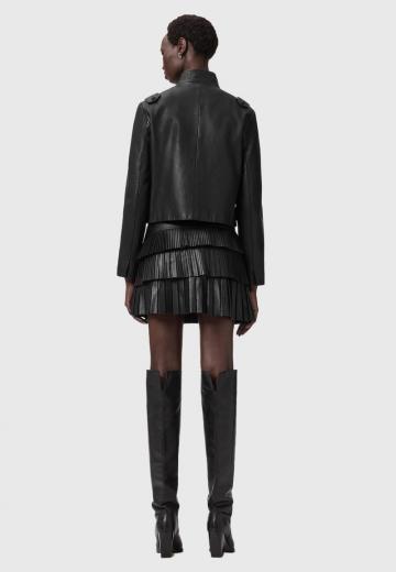 Кожаная юбка