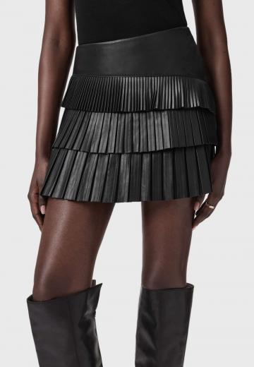 Кожаная юбка