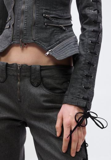 Куртка с накладнымит карманами