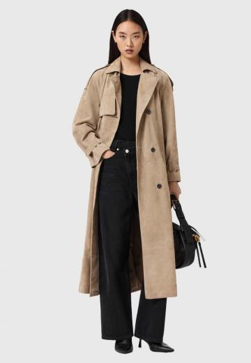 Кожаное пальто