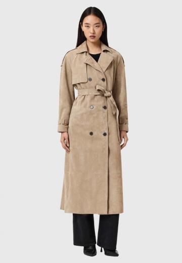 Кожаное пальто