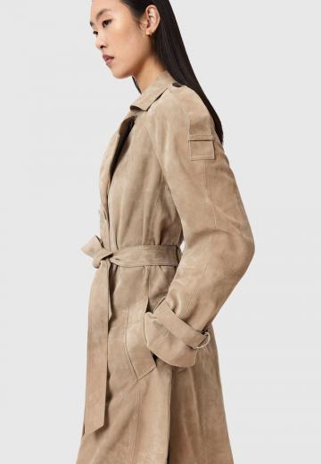 Кожаное пальто