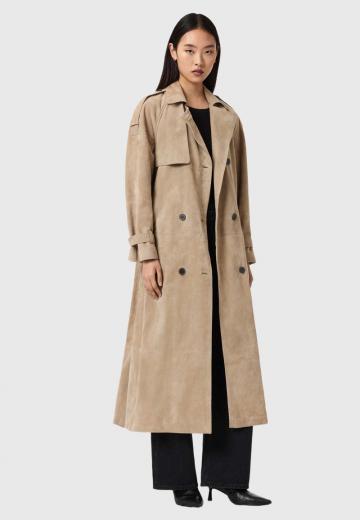 Кожаное пальто