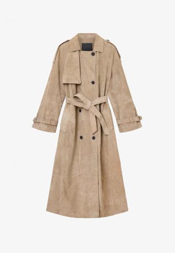 Кожаное пальто