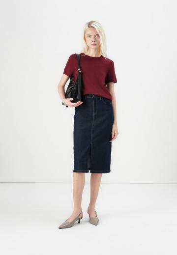 Пуловер с коротким рукавом