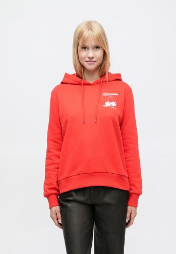 Пуловер с капюшоном