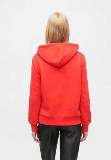 Пуловер с капюшоном