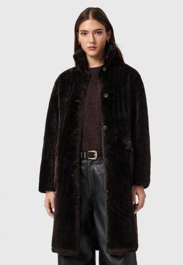 Кожаное пальто