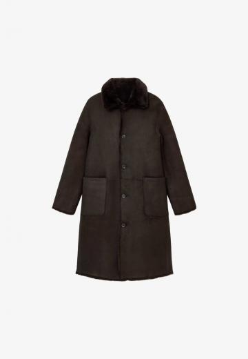 Кожаное пальто