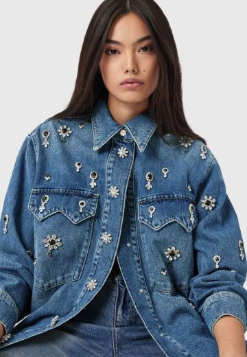 Джинсовая блузка