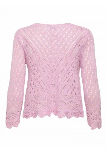 Пуловер с вырезом V