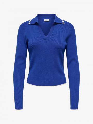 Пуловер с вырезом V