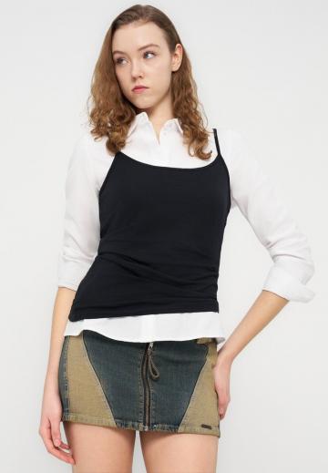 Топ на бретельках