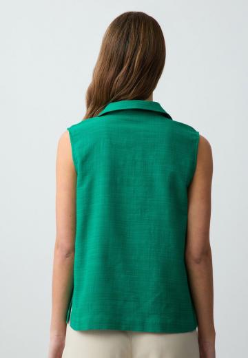 Блузка без рукавов
