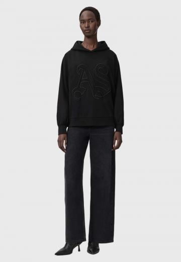 Пуловер с капюшоном