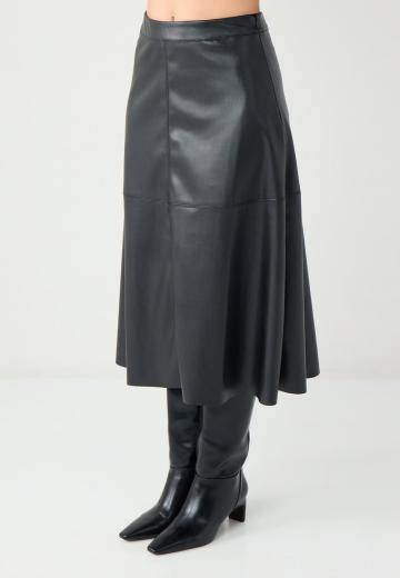 Кожаная юбка