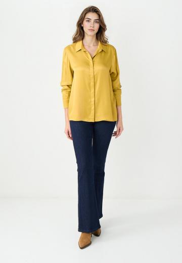 Атласная блузка