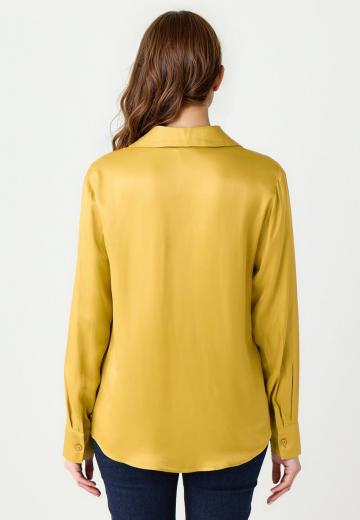 Атласная блузка
