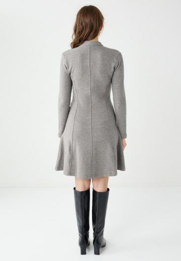 Вязаное платье