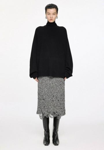 Длинный пуловер