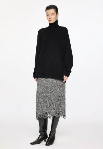 Длинный пуловер