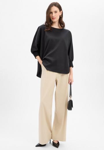 Атласная блузка