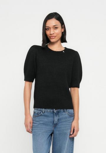 Пуловер с коротким рукавом