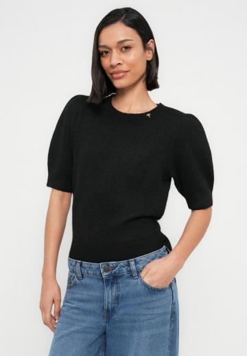 Пуловер с коротким рукавом