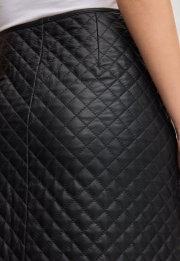 Кожаная юбка