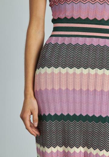 Вязаное платье