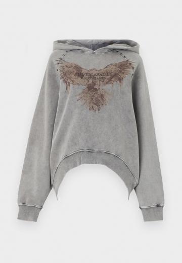 Пуловер с капюшоном