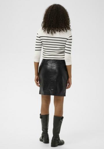 Кожаная юбка