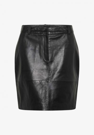Кожаная юбка