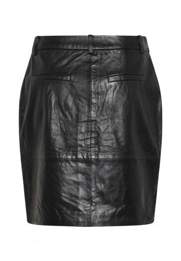 Кожаная юбка