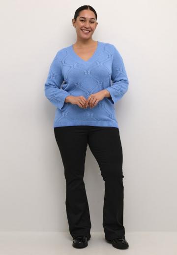 Пуловер с рукавом три четверти