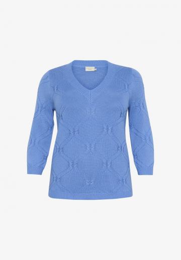 Пуловер с рукавом три четверти